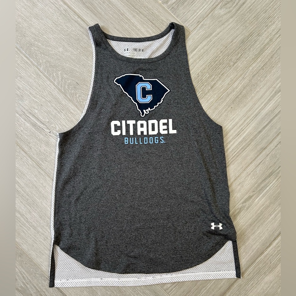 The Citadel Under Armour Tank Top Youth Medium
